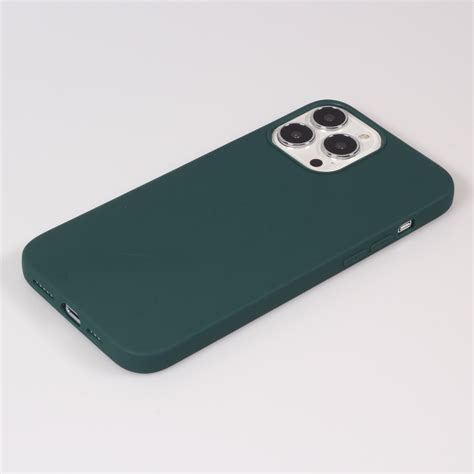 Coque iPhone 13 Pro Max - Silicone Mat - Vert foncé - Acheter sur PhoneLook