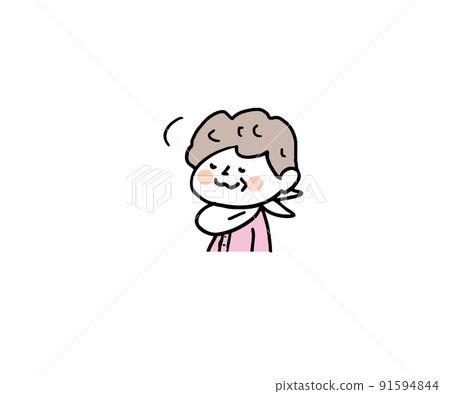 cum swallowing grandma stock illustration  pixta