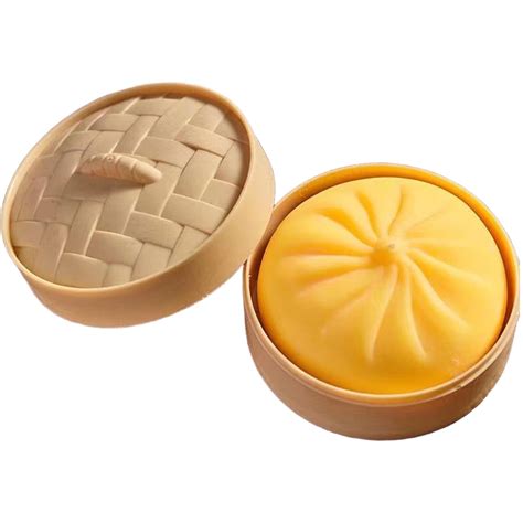 2026 New Dumpling Squishy Large with Steamer Box,Super Soft Giant