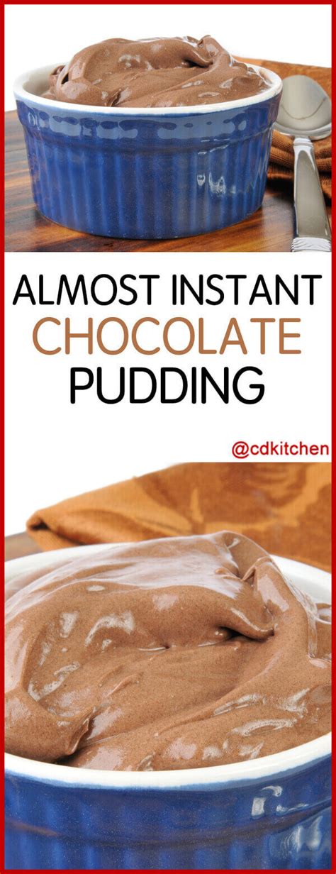 Almost Instant Chocolate Pudding Recipe | CDKitchen.com