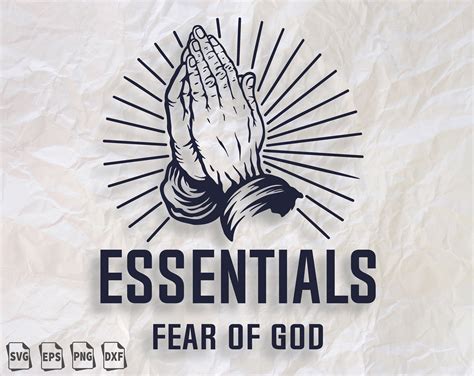 Fear of God Essentials svg fear of god svg essentials | Etsy