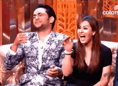 Couple Laughing GIF - Couple Laughing Vikas - Discover & Share GIFs