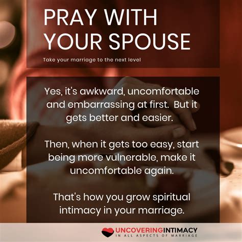 Praying With Your Spouse - Uncovering Intimacy