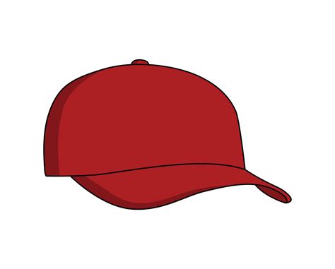 red cap fashion hat front view  png