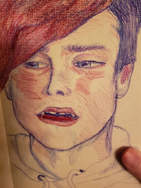 I drew him while watching I guess : r/ImAllexx
