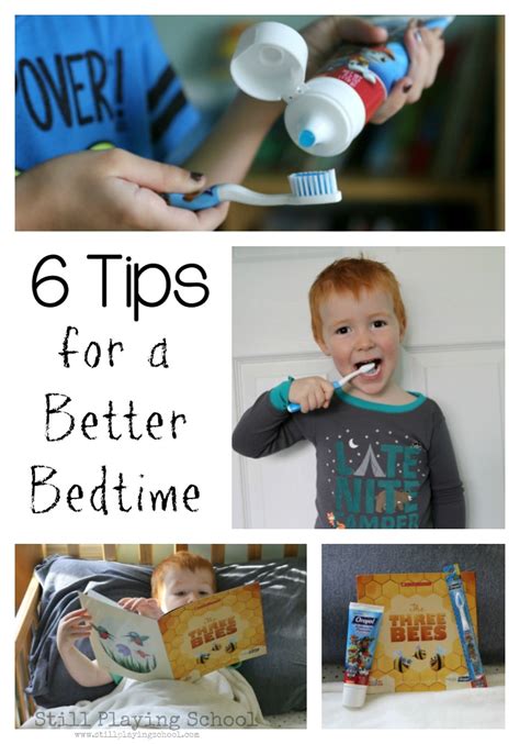 Six Tips for a Better Bedtime | Still Playing School