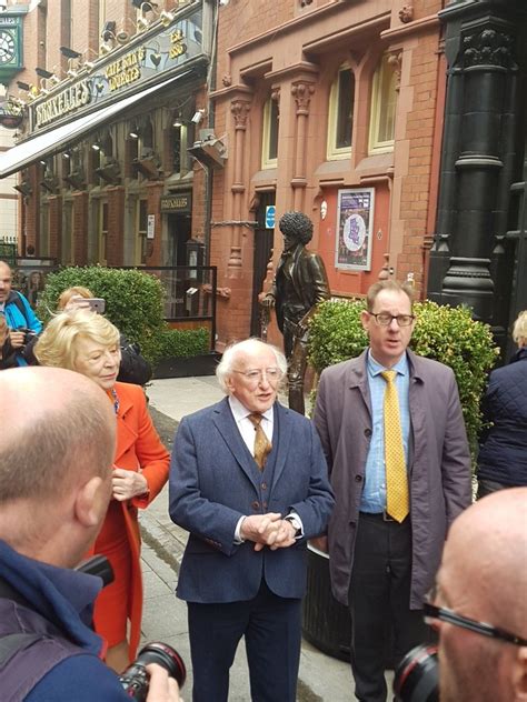 Hugh O'Connell on Twitter: "President Higgins has just finished a ...