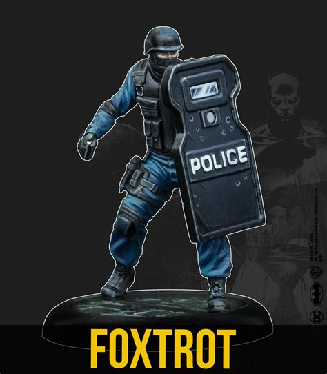 Batman Miniature Game: Commissioner Gordon & Gcpd Swat Team