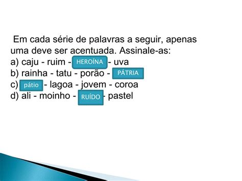 PPT - Paroxítonas terminadas em ditongo PowerPoint Presentation, free