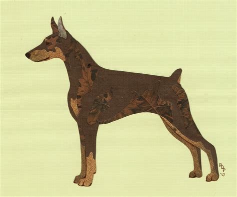 Red Doberman Pinscher Uncropped Ears