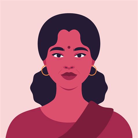 Portrait of a beautiful mature Indian woman 3436198 Vector Art at Vecteezy