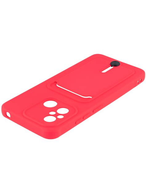Силиконовый чехол Pocket для Xiaomi Redmi 12C фуксия - Москва