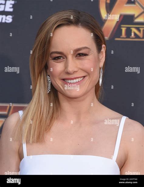 Brie Larson attending the world premiere of Avengers: Infinity War