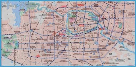 Hefei Map Tourist Attractions - TravelsFinders.Com