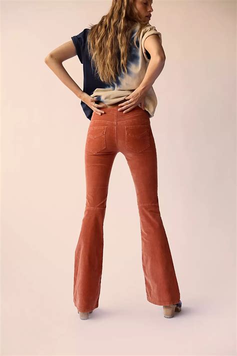 Pull On Corduroy Flare | Free People | Flares, Flared pants outfit, 70s