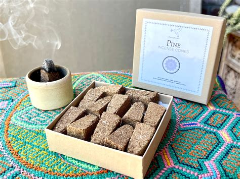 Natural Pine Incense Cones, Handmade Natural Pine Incense, 100% Natural