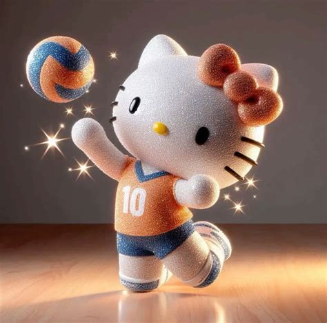 🏐﹒volleyball hellokitty | Hello kitty drawing, Hello kitty art, Hello ...