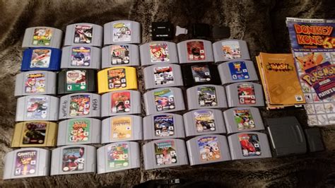 Found my old collection... But no console. :( : r/n64