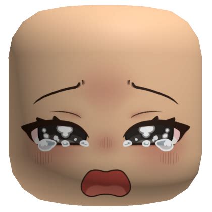 Crying Chibi Face Mask | Roblox Item - Rolimon's