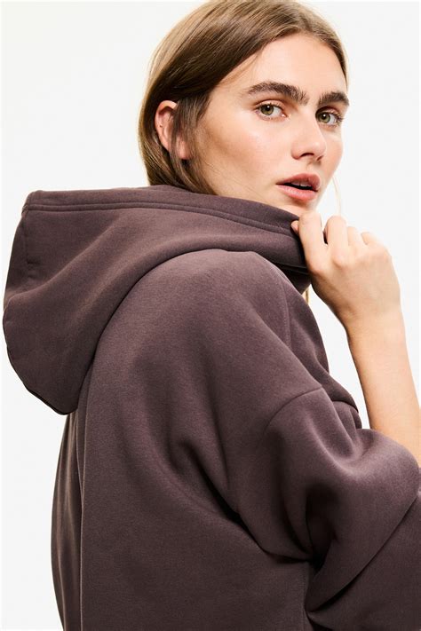 Hoodie - Dark brown - Ladies | H&M US