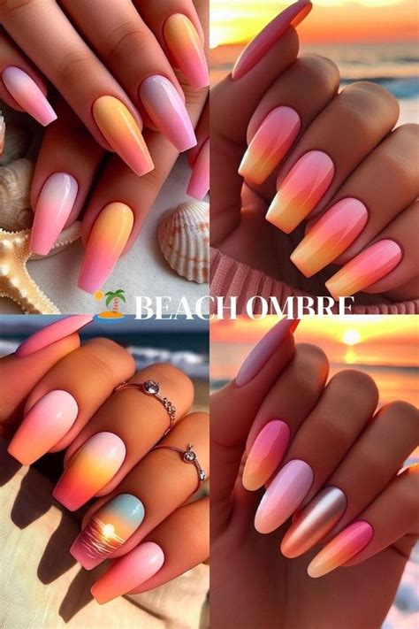 beach ombre summer toe nails summer nails summer toe nails nail
