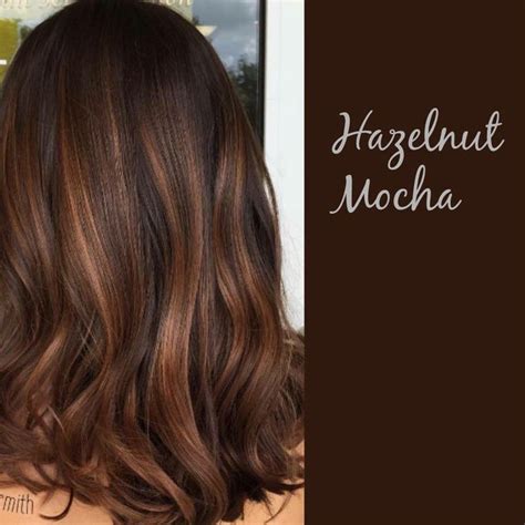 mocha hair color with highlights - Celina Palma