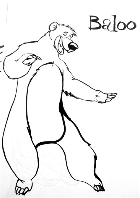Baloo Drawing at GetDrawings | Free download