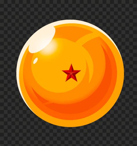 Dragon Ball Z DBZ Crystal Ball 1 Star PNG | Citypng