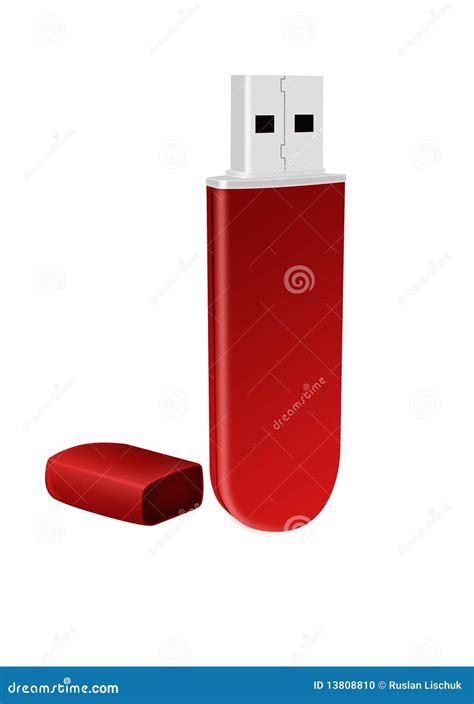 Fleshka stock illustration. Illustration of slot, white - 13808810