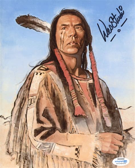 Wes Studi Dances with Wolves Signed Autograph 8x10 Photo ACOA | Outlaw ...