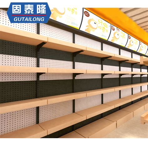 convenience store shelves steel wood shelf for store Wholesale