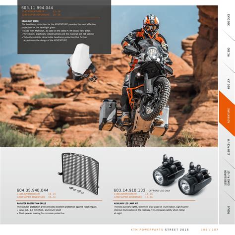 KTM PowerParts Street Catalog 2016 USA by KTM GROUP - Issuu