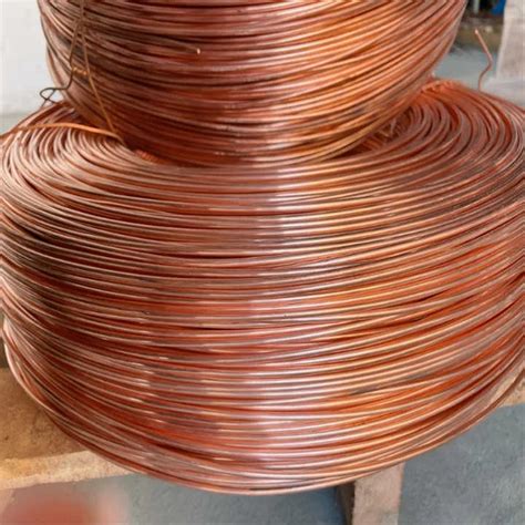 Copper Wire Rod Red Pure Super Copper Wire Oxygen-free Pure Copper Coil ...