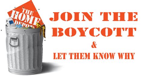 RATHEREXPOSETHEM: BOYCOTT HOME DEPOT CONTINUES