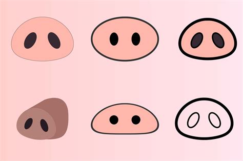 豚の鼻のフリーイラスト - 可愛い装飾無料素材 - チコデザ