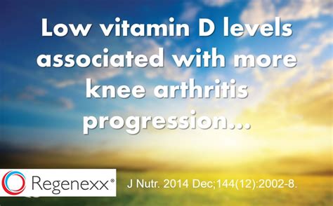 Is this the Last Word on Knee Arthritis and Vitamin D? - Regenexx Blog