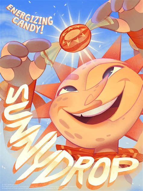 Sundrop Illustration Poster Painting by Zoe Davies | Pixels