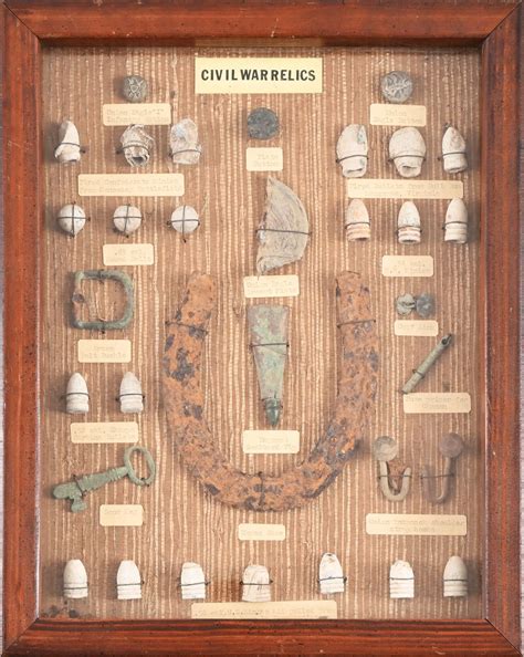 Collection Of Civil War Relics