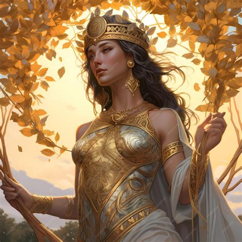 Premium AI Image | Timeless Beauty Capturing the Ancient Greek Goddess