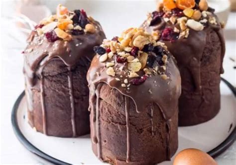 Шоколадный кулич пасхальный нереально вкусный рецепт с фото пошагово