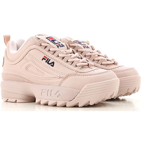 Fila Παιδικά Παπούτσια για Κορίτσια Σε Έκπτωση, Rose Smoke, Δέρμα, 2019 ...