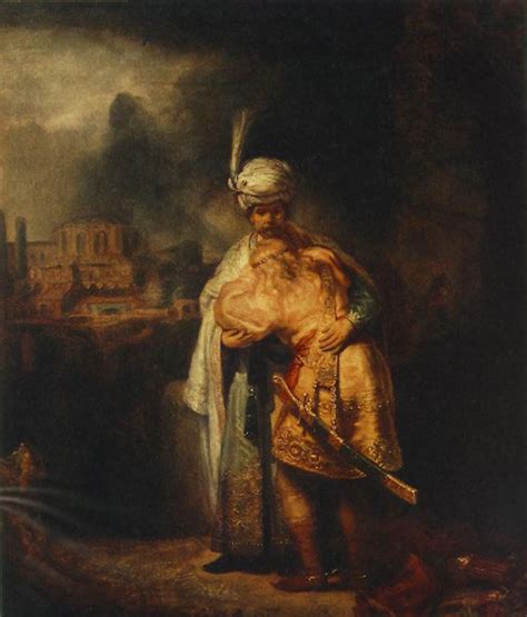 Давид и Ионафан — Харменс ван Рейн Рембрандт [Harmensz van Rijn Rembrandt]