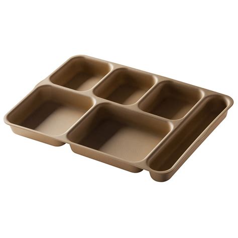 cambro dcp brown  compartment serving tray case