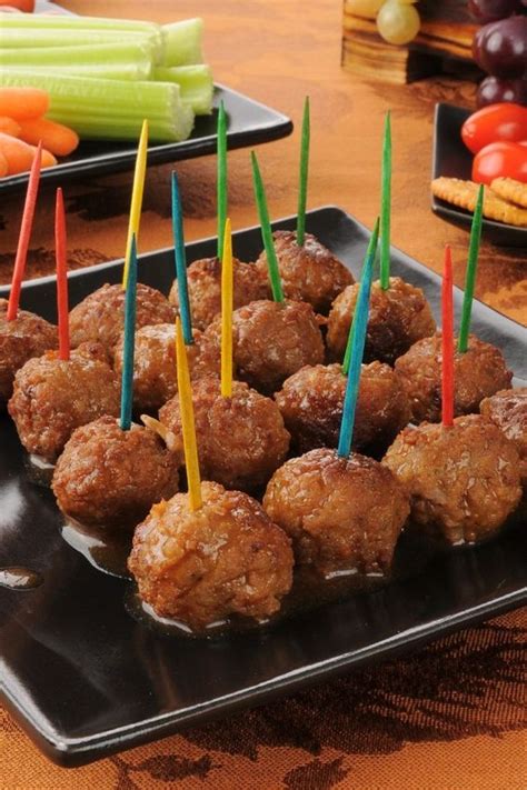 Mini Cocktail Meatballs Appetizer - Nesting Lane Indulge