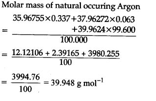 Use the data given in the following table to calculate the molar mass ...