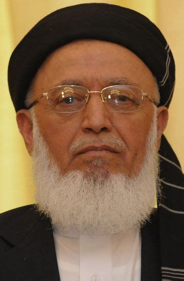 burhanuddin rabbani  afghan president  editorial stock photo