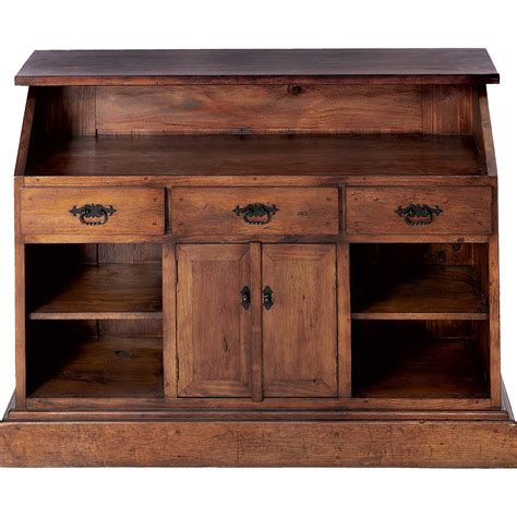 Tombstone Hand Carved Wood Bar | Lone Star Western Decor