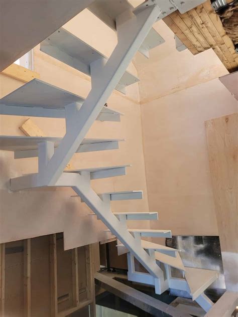 spinal steel staircase manufactured   design