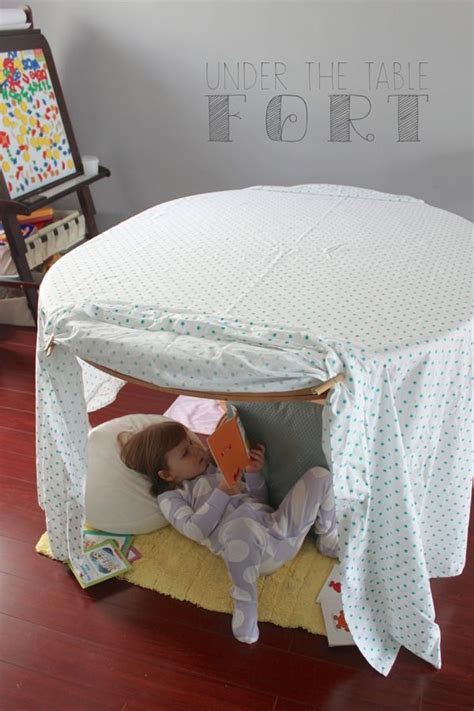 Under the Table Fort - Mama.Papa.Bubba. | Kids forts, Toddler, Indoor ...