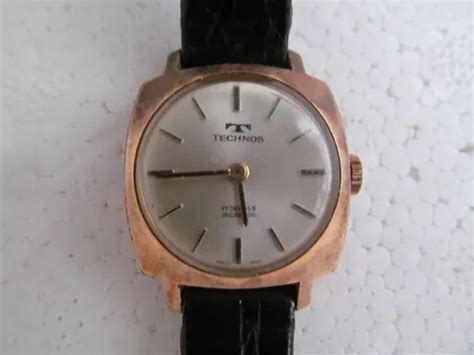 Relogio Technos Feminino Antigo - Antigo Relógio Feminino Technos Caixa 22mm Preta Dourado Prata ...